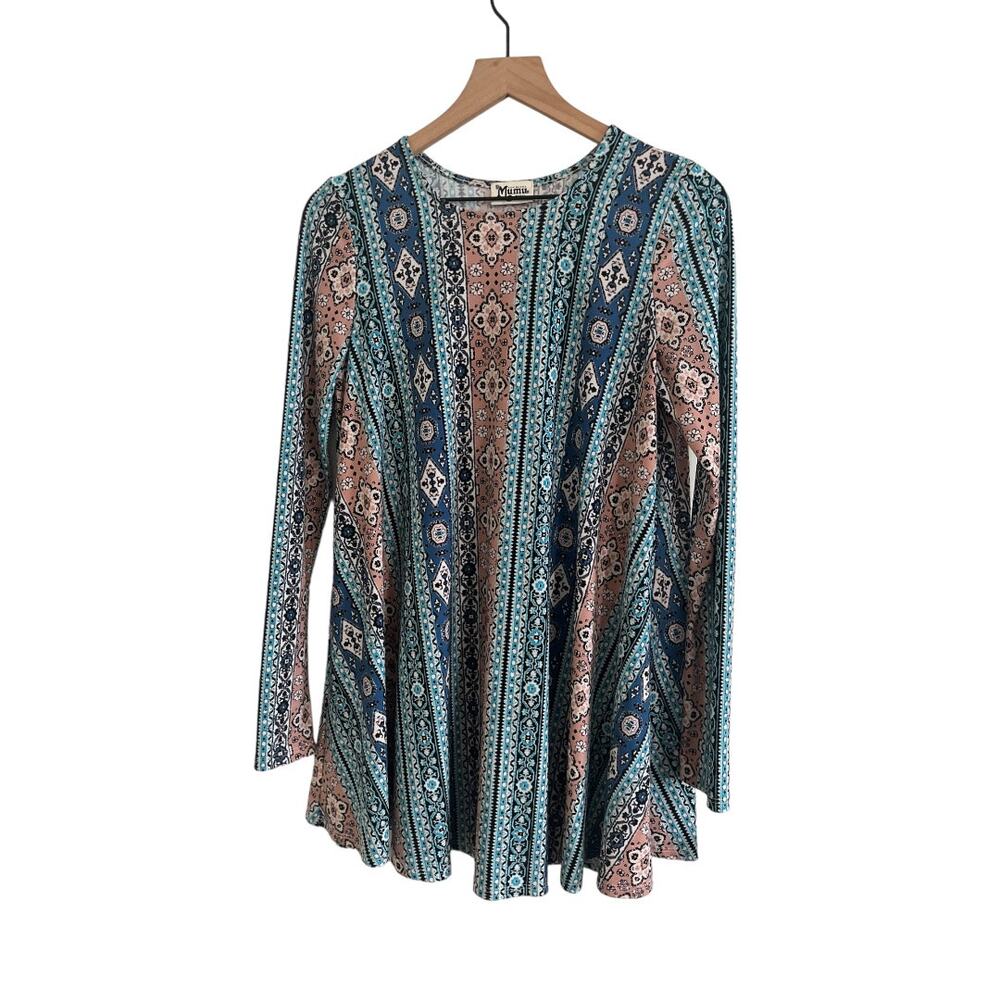 Show Me Your Mumu Womens Tyler Tunic Dress Lucky Charmer Size Small